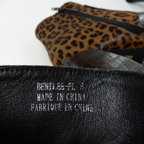 Jeffrey Campbell Bentlee Bootie Size 8 Cheetah Brown Calf Hair Leather NEW - Picture 10 of 10